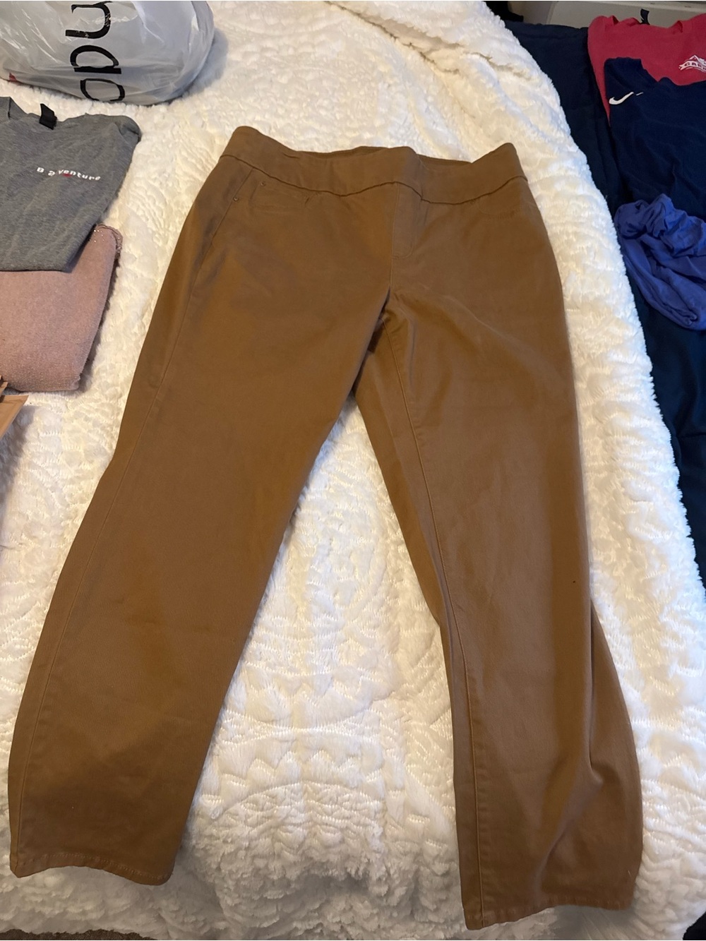Charter Club Camel/Tan Cambridge Slim Pants